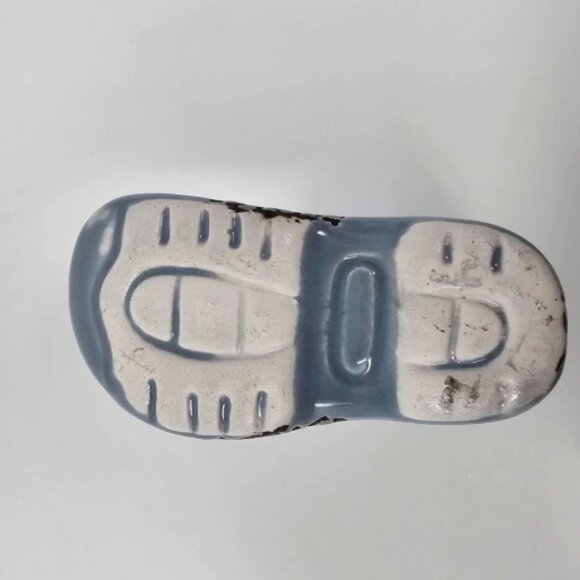 Light Blue Mini Rain Boot Planter Vase Rustic Stoneware - Picture 6 of 6